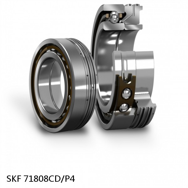 71808CD/P4 SKF Super Precision,Super Precision Bearings,Super Precision Angular Contact,71800 Series,15 Degree Contact Angle